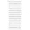 VidaXL Jaluzea tip zebra alb lățime țesătură 100,9 cm poliester
