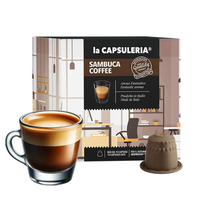 Sambuca Coffee, 80 capsule compatibile Nespresso, La Capsuleria foto