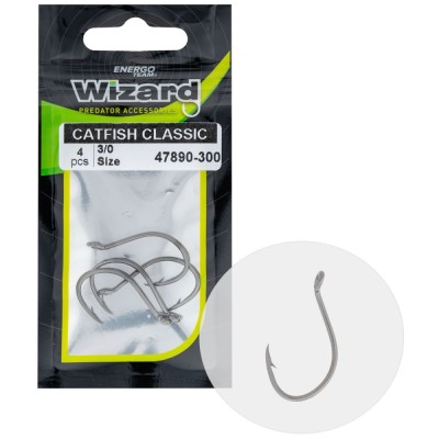 Carlige Wizard Catfish Classic Nr.2/0, 4buc/pac foto