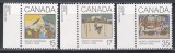 Canada 1980 - Crăciun, Serie cu Tabs, MNH