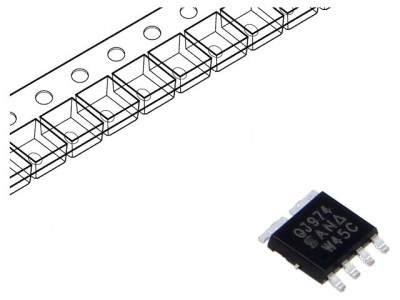 Tranzistor N-MOSFET 100V 17A 16W PowerPAK SO8 x2 foto