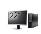 Pachet Calculator Second Hand DELL OptiPlex 3070 SFF, Intel Core i3-9100 3.60 - 4.20GHz, 8GB DDR4, 256GB SSD + Monitor 22&amp;quot; NewTechnology Media