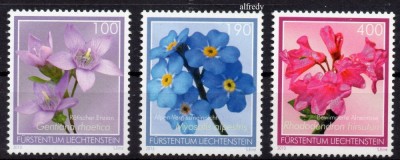 LIECHTENSTEIN 2013, Flora, serie neuzata, MNH foto