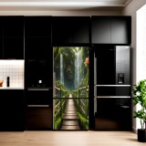 Folie imprimata color pentru decor Frigider, dimensiune 200 x 90cm, model: AVX-FR24, AVEX