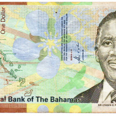 Bahamas 1 Dolar 2017 Seria 0273791