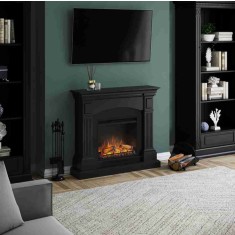 Magna Deep Black semineu electric 3D modern negru