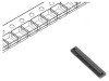 Conector FFC/FPC orizontal 60 pini ZIF contacte inferioare