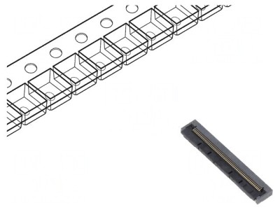Conector FFC/FPC orizontal 60 pini ZIF contacte inferioare foto