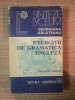 EXERCITII DE GRAMATICA ENGLEZA de GEORGIANA GALATEANU , 1979