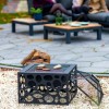 RedFire Vatră cu grătar &bdquo;Mikor&rdquo;, negru 441229