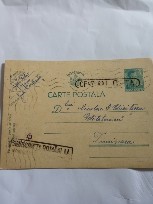 Carte Poștală Timișoara -Constanta Eforie propagandă și Cenzueat C-TA foto