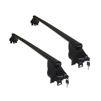 Set bare transversale portbagaj din otel marca Twinny Load TL S23, kit complet cu bare, suporti si antifurt cu cheie AutoDrive ProParts foto