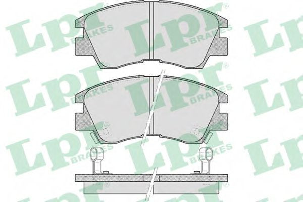 Set placute frana,frana disc MITSUBISHI PAJERO II (V3_W, V2_W, V4_W) (1990 - 1999) LPR 05P315