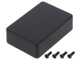 Carcasă Universală Aluminiu Negru 55x80x25mm