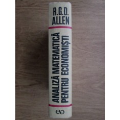 R. G . D. Allen - Analiza matematica pentru economisti