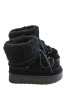 Cizme Dama Negre cu Blana, Stil Nordic, Marimea 37, Casual, Iarna, Calduroase, Confortabile, Piele Ecologica
