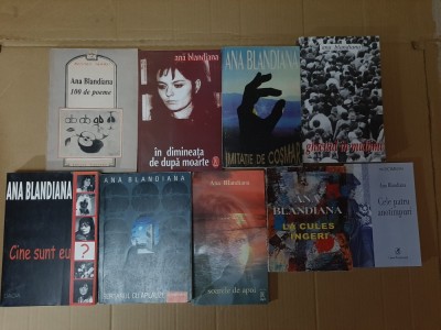 9 vol. Ana Blandiana (Soarele de apoi, Imitatie de cosmar, Sertarul cu aplauze, Cine sunt eu?, Ghicitul in multimi, In dimineata de dupa moarte etc.) foto