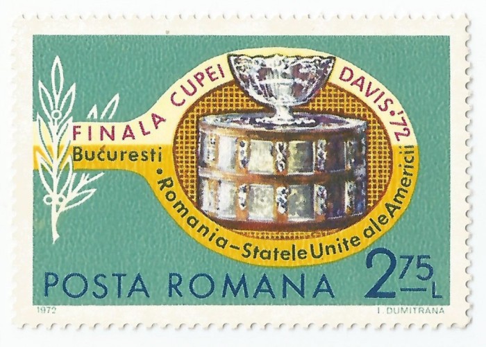 Rom&acirc;nia, LP 809/1972, Finala Cupei Davis, MNH