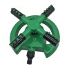 Aspersor Rotativ Automat 360 Grade, 4 Brate, 16 Duze Pulverizare MD906 Verde, Sistem Irigare Gradina