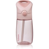 B.Box Junior biberon pentru copii cu pai Blush Crush 380 ml