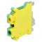 Conector Șine 0,2-6mm2 1 Pista 2 Borne Galben-Verde