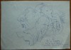 Tus de Anestin cu dedicatie, 1983, Portrete, Cerneala, Impresionism