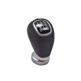 Nuca Schimbator 5 Viteze Hyundai i10 i20 (2007-2014) Negru+Argintiu, Plastic+Metal, Prindere Universala, ALM