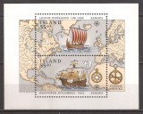 ISLANDA 1992 CORABII C. COLUMB ( colita dantelata ) MNH