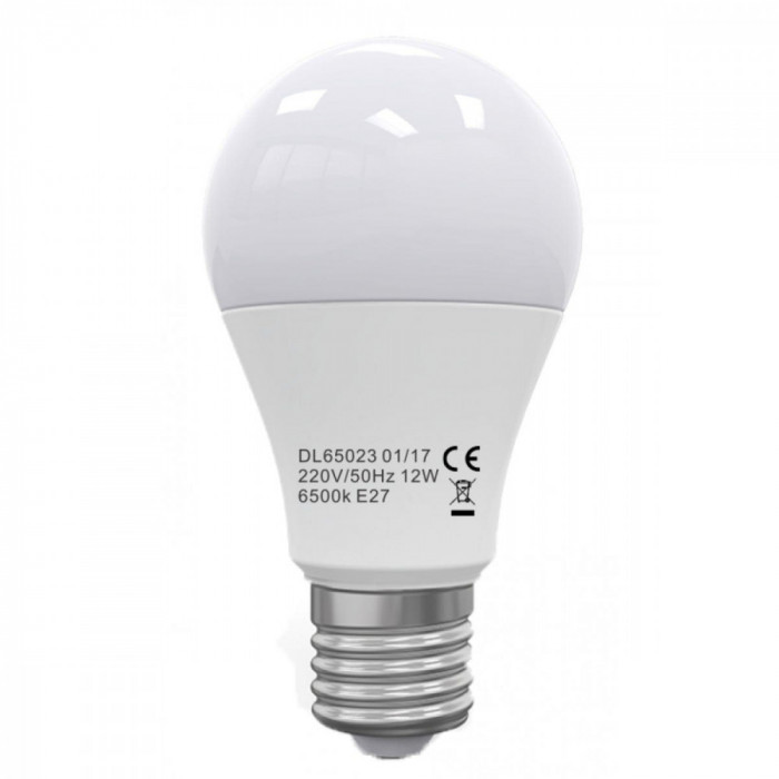 Bec Led E27 12W=100 220V 2700K 15000H A60 Glob