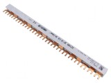 Bară colectoare 16mm2 Poli: 3 Unom: 400V 100A tip pieptene - Bară colectoare 16mm2 3 poli 400V 100A