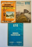 Lot 3 cărți CFR volume Mersul trenurilor de calatori, 1988-1989 1989-1990 1991-1992, Alta editura