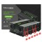 Qoltec Pure Sine Wave Inverter Monolit | 2000W | 4000W | 12 V p&acirc;nă la 230 V