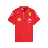 Ferrari tricou polo de copii Driver red F1 Team 2024 - 128 cm (dětsk&eacute;)