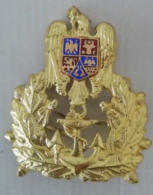 QW14 - Emblema militara / cuc - marina - piesa de colectie foto