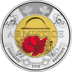 Monede comemorative de 6x2 dolari CANADA - color - UNC