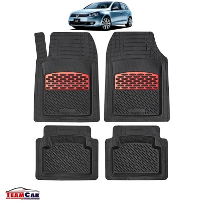 Covorașe Auto TeamCar&amp;reg; Tip Tăviță Volkswagen Golf VI (2008&amp;ndash;2012) - Hatchback Red foto