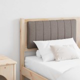 vidaXL Tăblie tapițată Maro 160 cm Lemn de pin masiv și stofă 879057