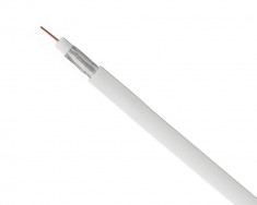 Cablu coaxial RG6 la metru, special pentru tv, camere supraveghere video, cctv, canal televizor