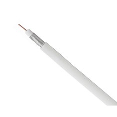 Cablu coaxial RG6 la metru, special pentru tv, camere supraveghere video, cctv, canal televizor