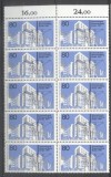 Germany Berlin 1987 Architectural exposition, block of 10, Mi.785, MNH S.238, Nestampilat