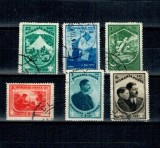 1932 - Jamboreea Naționala Sibiu, serie stampilata cu șarniere