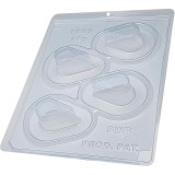 Cumpara ieftin Forma pentru ciocolata BWB 1233, 18.5 x 24 cm, plastic, silicon, transparent