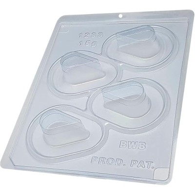 Forma pentru ciocolata BWB 1233, 18.5 x 24 cm, plastic, silicon, transparent foto