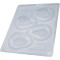 Forma pentru ciocolata BWB 1233, 18.5 x 24 cm, plastic, silicon, transparent
