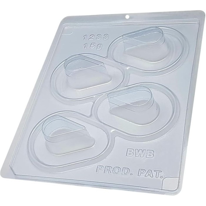 Forma pentru ciocolata BWB 1233, 18.5 x 24 cm, plastic, silicon, transparent