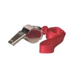 Fluier metalic cu snur SUNFLEX