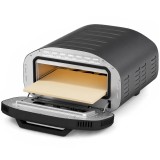 HOMCOM Cuptor pentru pizza pentru interior, cuptor electric de 30,48 cm cu 8 programe, 430 &deg;C, temporizator, piatră ceramică, 2200 W | Aosom Romania