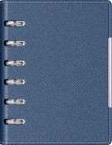 Agenda organizer A6 cu 6 inele albastra