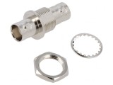 Adaptor BNC mamă 50&Omega; alamă POM