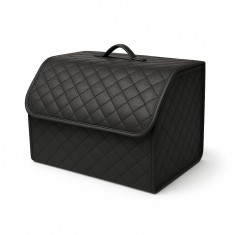 Organizator de portbagaj din piele de lux cutie de depozitare pliabila